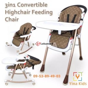 3-in-1 convertible feeding chair