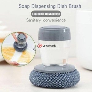 Kitchen Soap Dispensing Palm Brush