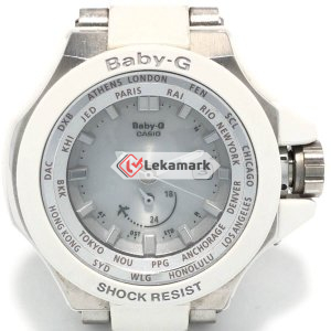 Auth CASIO Baby-G BGA-1300 White Silver 001D008E Womens Wrist Watch